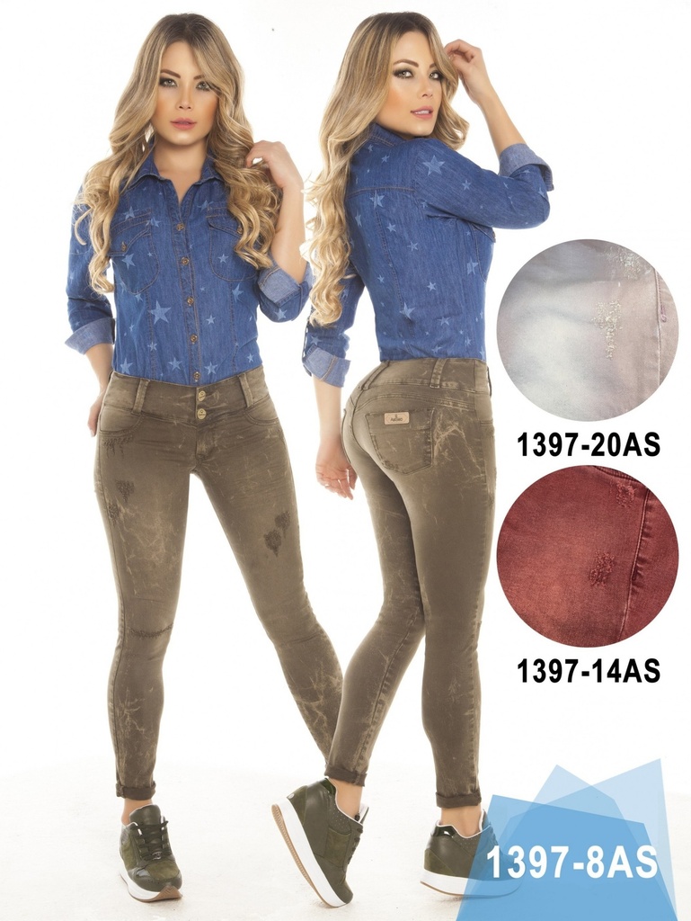 [000124139714AS05] Jeans Levantacola Colombiano Asi Sea