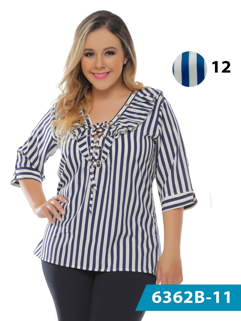 [250636212B14] Blusa Moda Colombiana Bambu