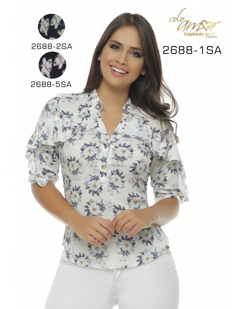 Blusa Moda Colombiana Solo Amor 