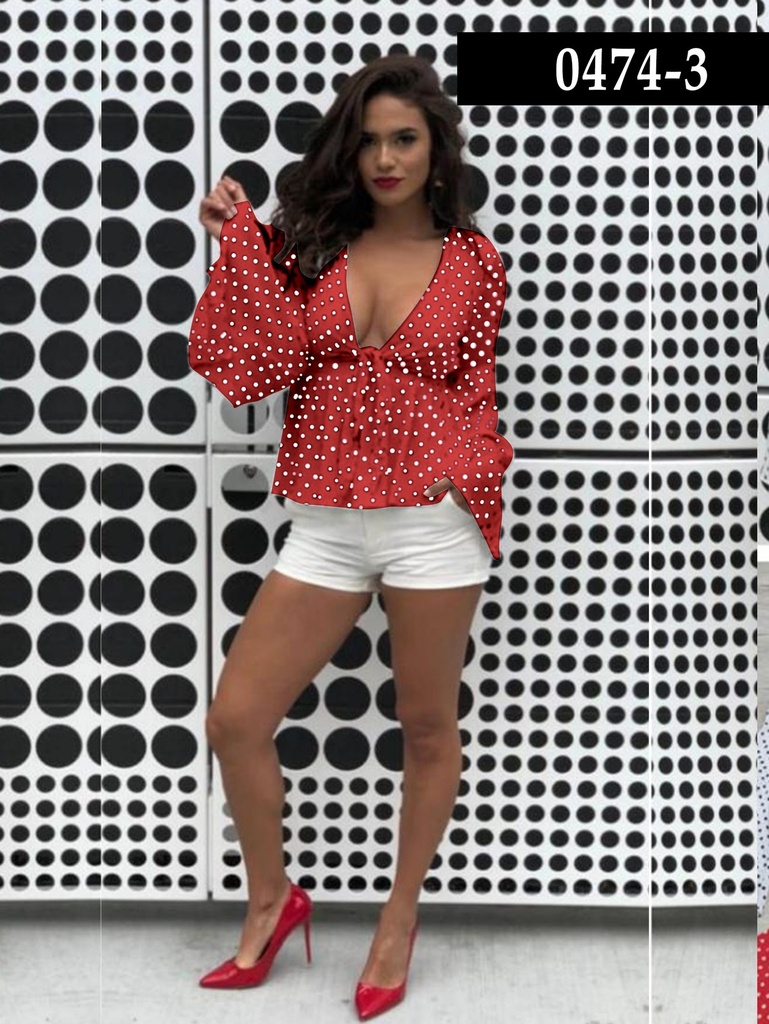 [25604743S] Blusa Moda Azulle Fashion