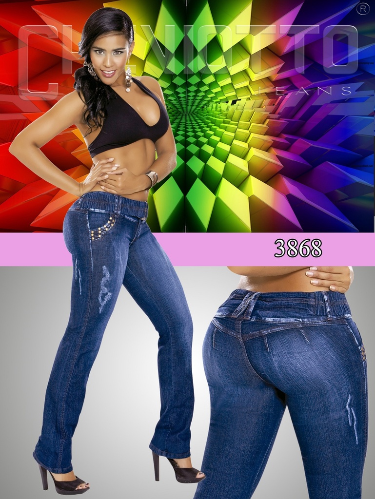 Jeans Levantacola Colombiano Cheviotto