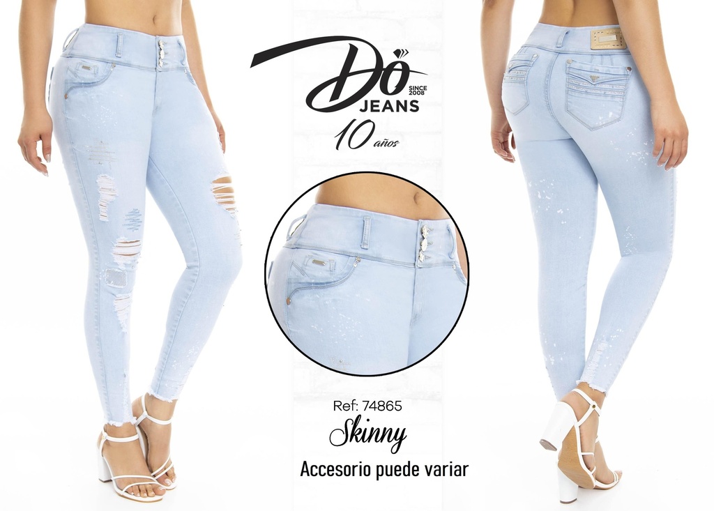 [24874865D03] Jeans Levantacola Colombiano