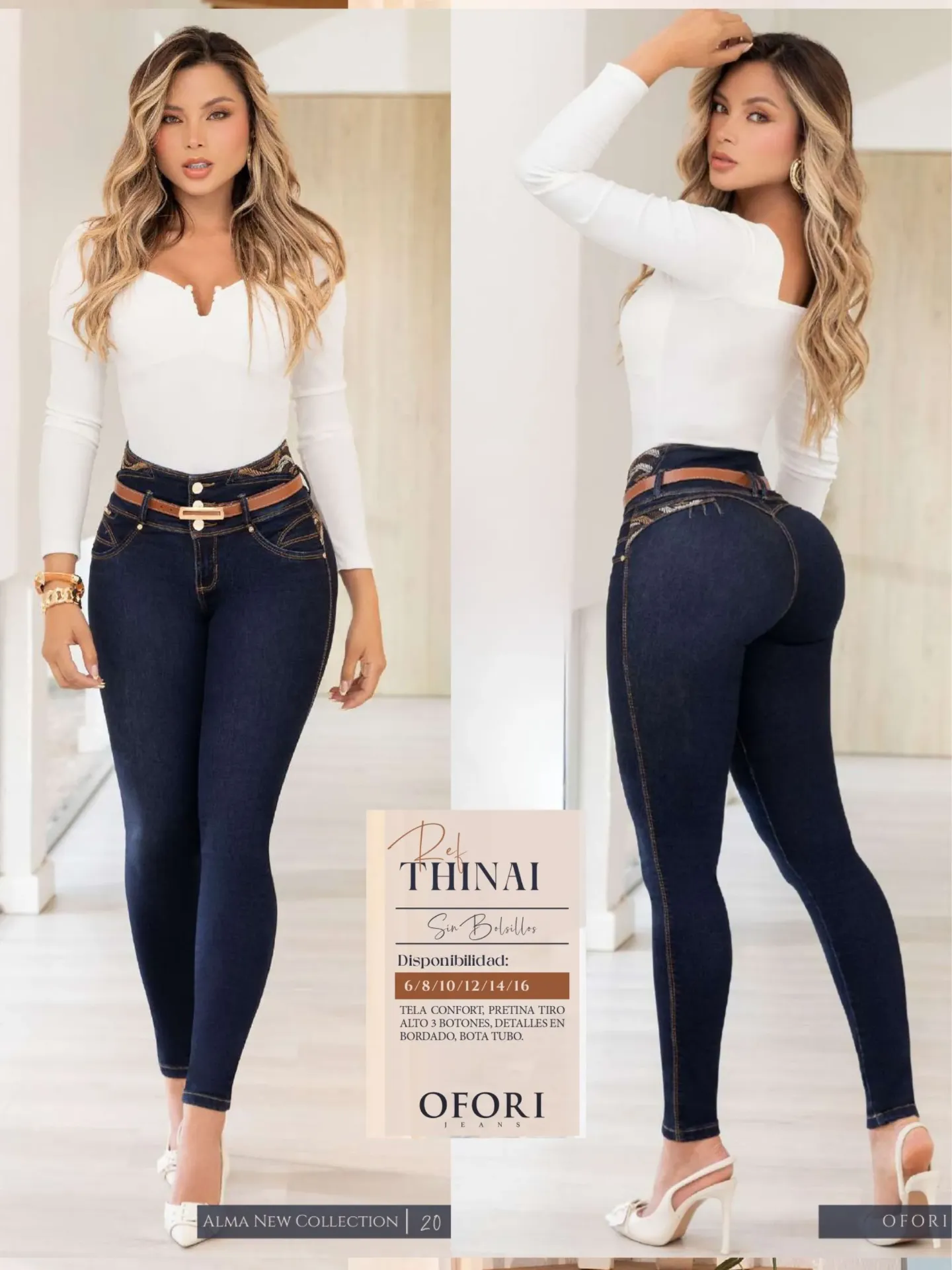 Jeans Levantacola Colombiano Ofori THINAI