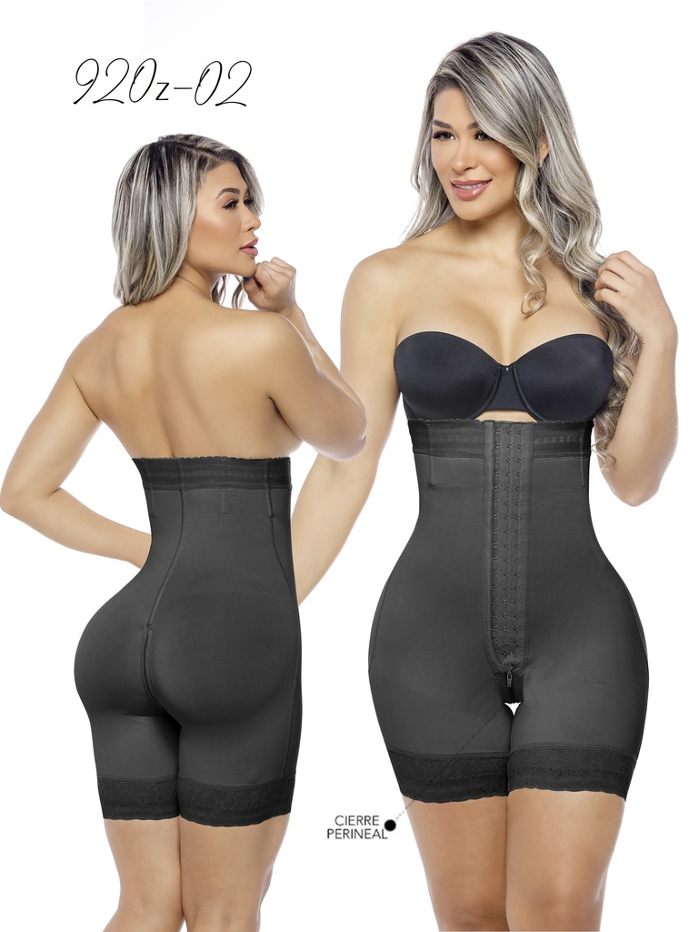 Faja Moldeadora Faja Short de Cintura Alta Negro para Mujer 920Z-02