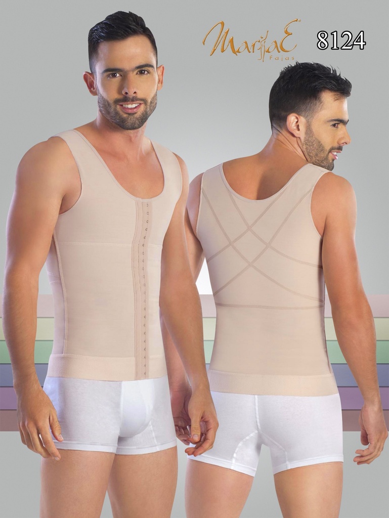 [1108124XS02] Camisilla De Hombre Con Broche 