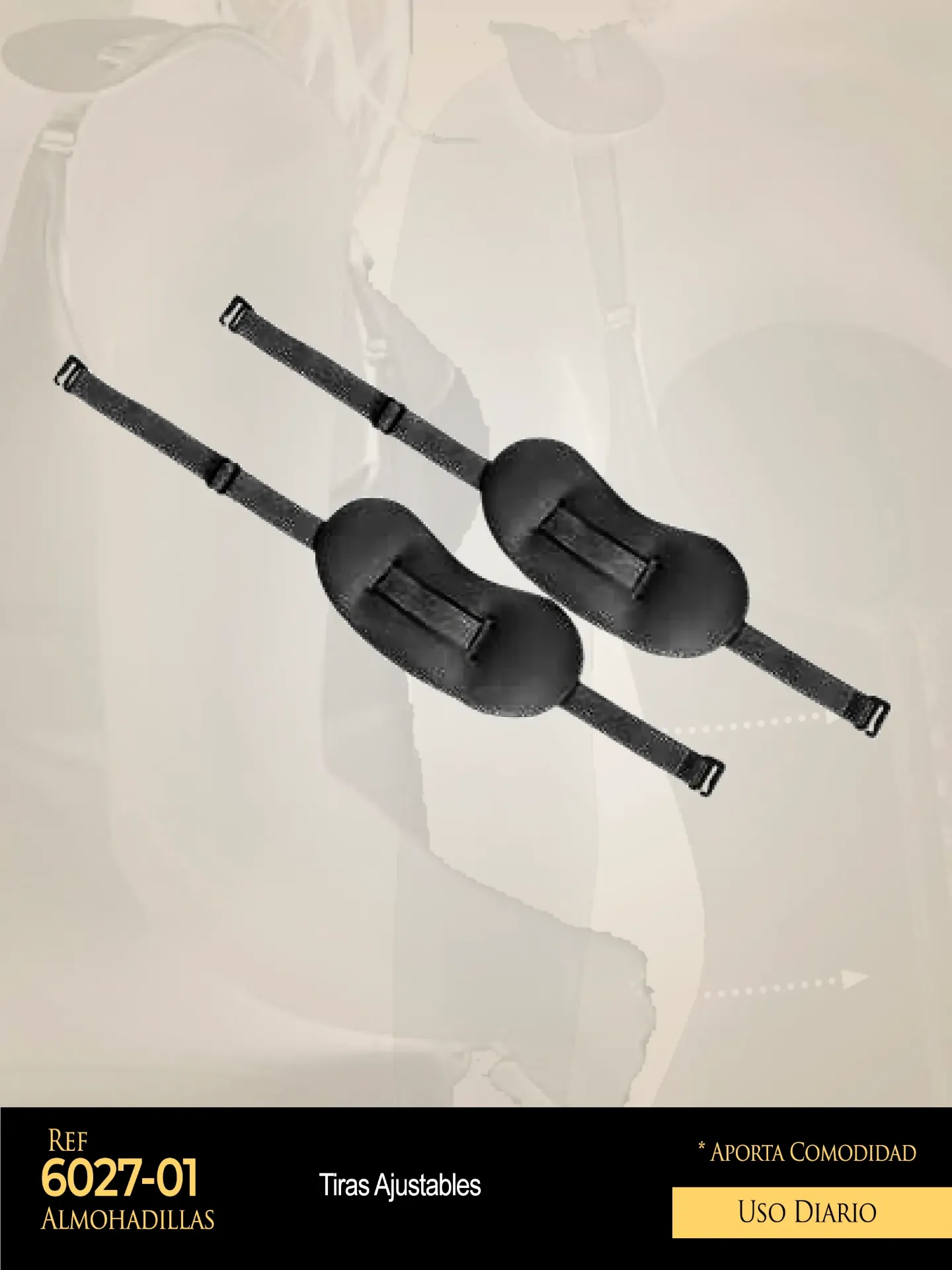 [1106027U01] Faja Studio AA Almohadillas tiras Ajustable