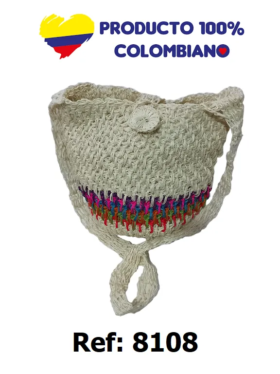 [3668108] Women's Cream Handwoven Crossbody Mochila Handwoven Bag 8108