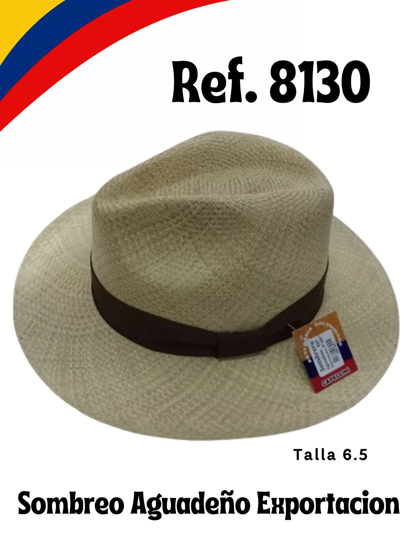 Sombrero Aguadeño Aguadeño de Exportación Beige para Mujer 8130