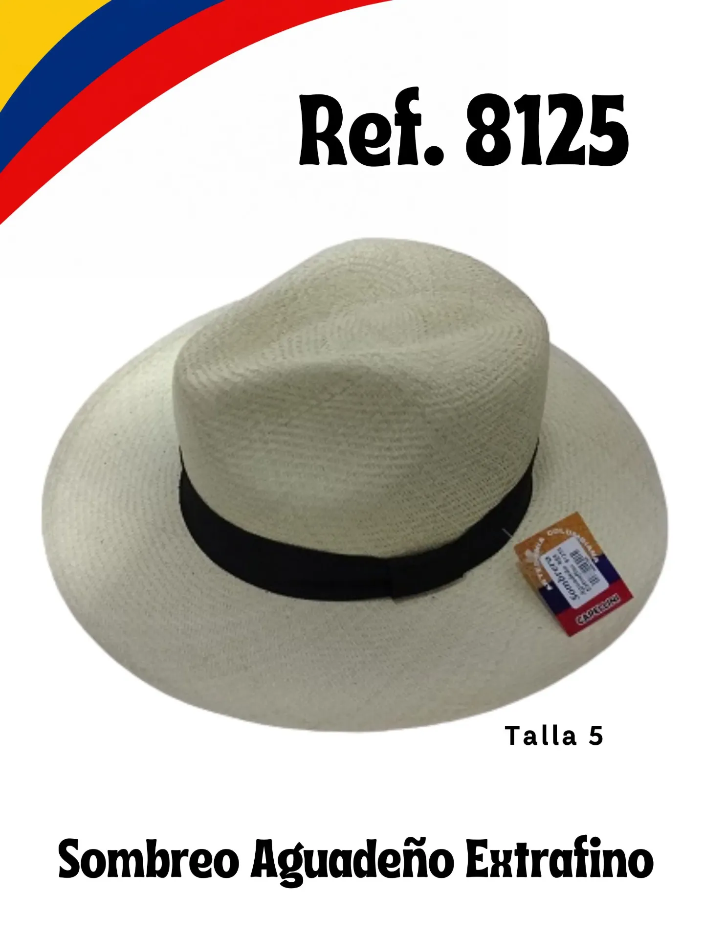 [36681255] Women's Ivory Aguadeño Extra-Fine Panama-Style Straw Hat 8125