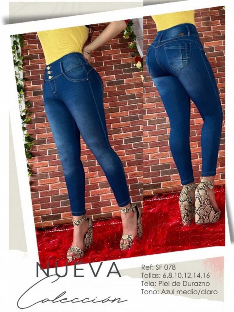 Jeans Levantacola Colombiano
