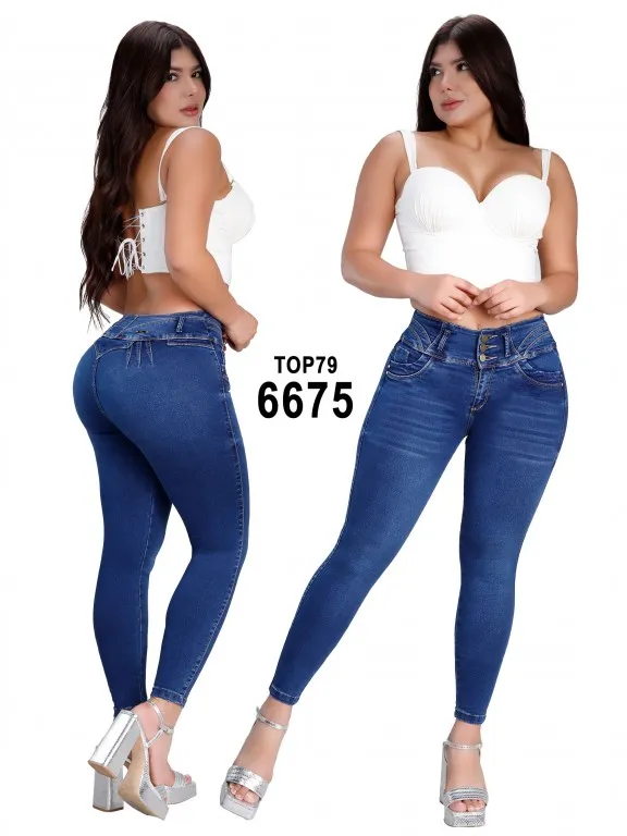 [309667505] Jeans Levantacola Colombiano