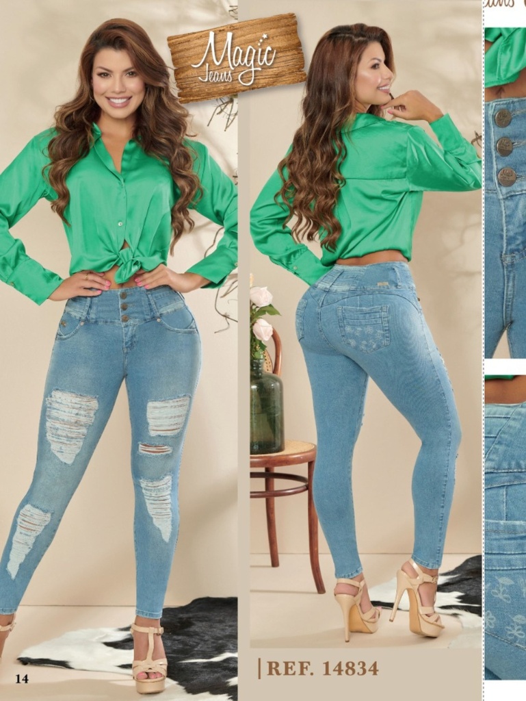 [3891483403] Jeans Levantacola Colombiano