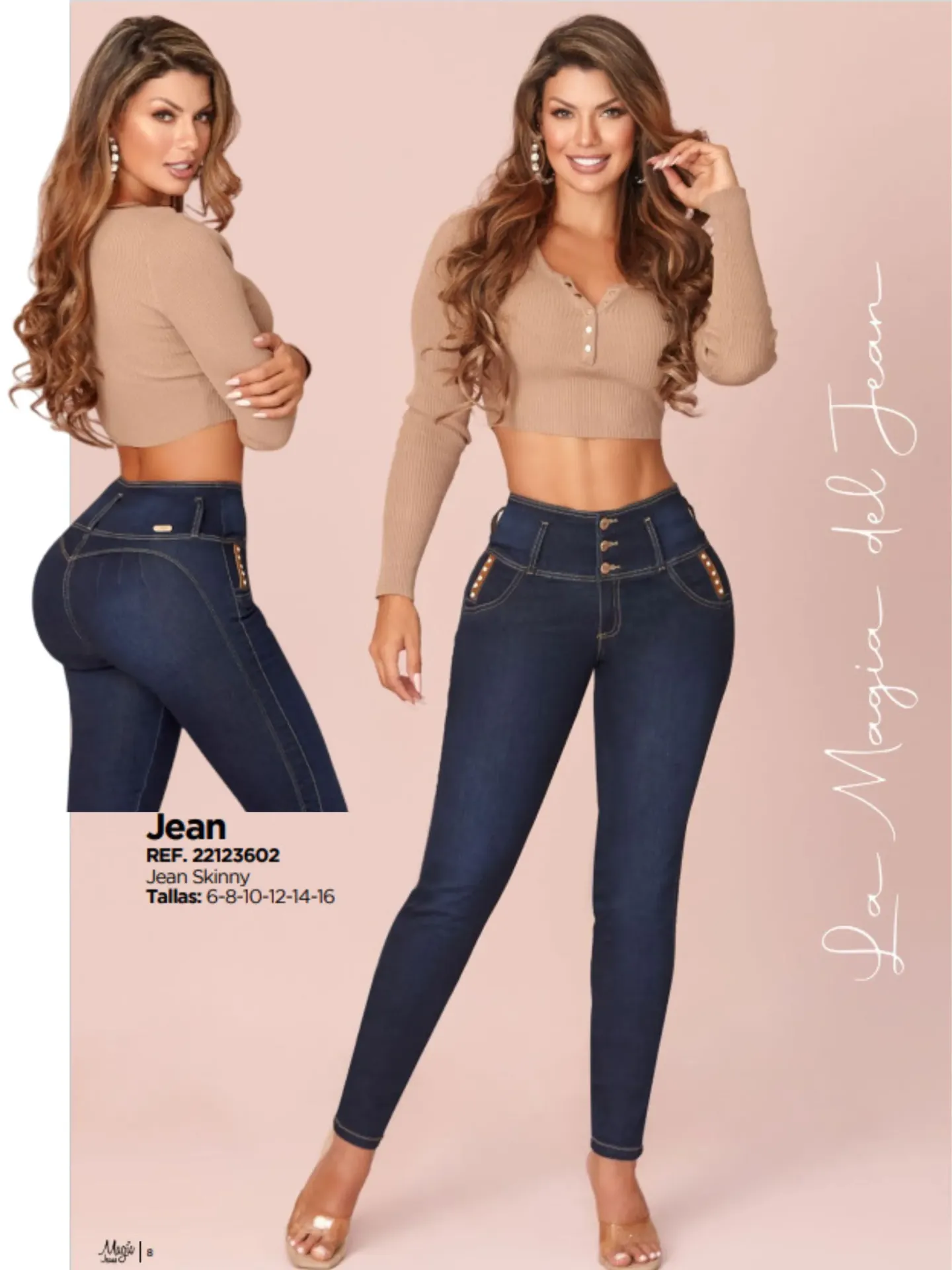 [3892212360209] Jeans Levantacola Colombiano