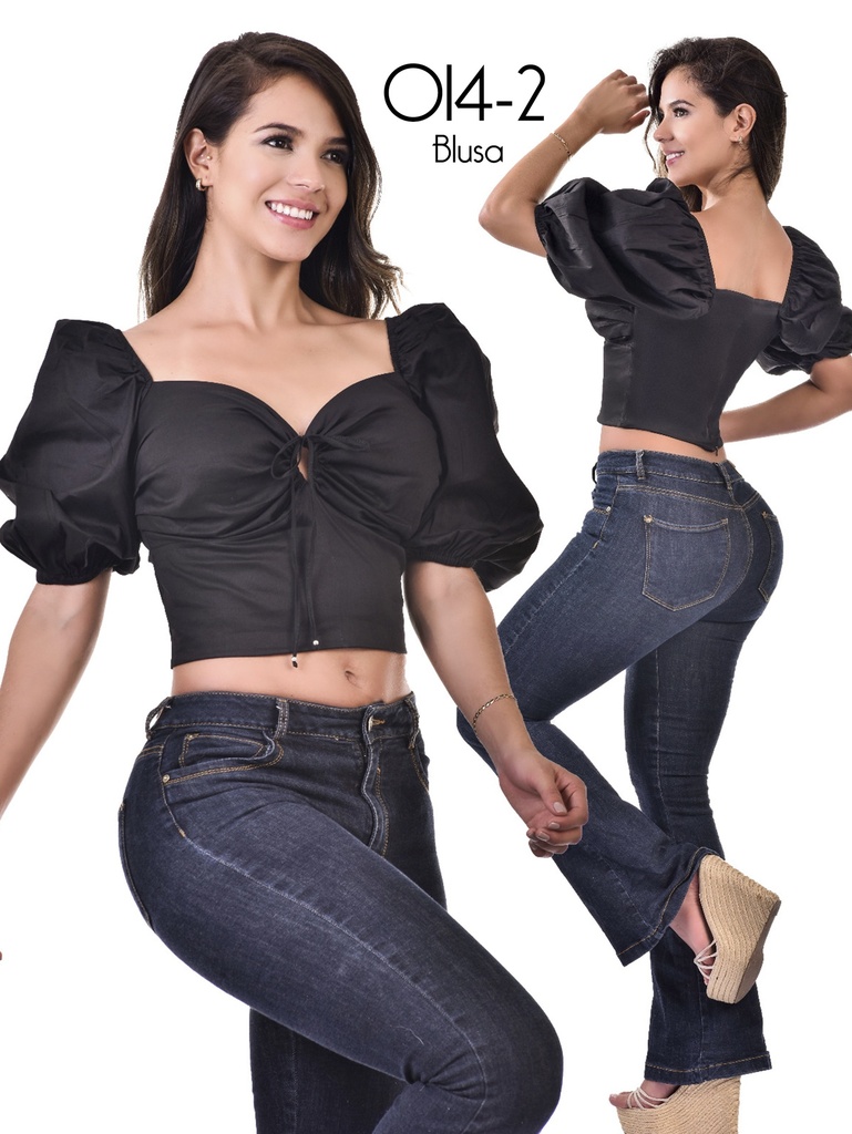 [1070142S] Blusa Moda Colombiana (S)