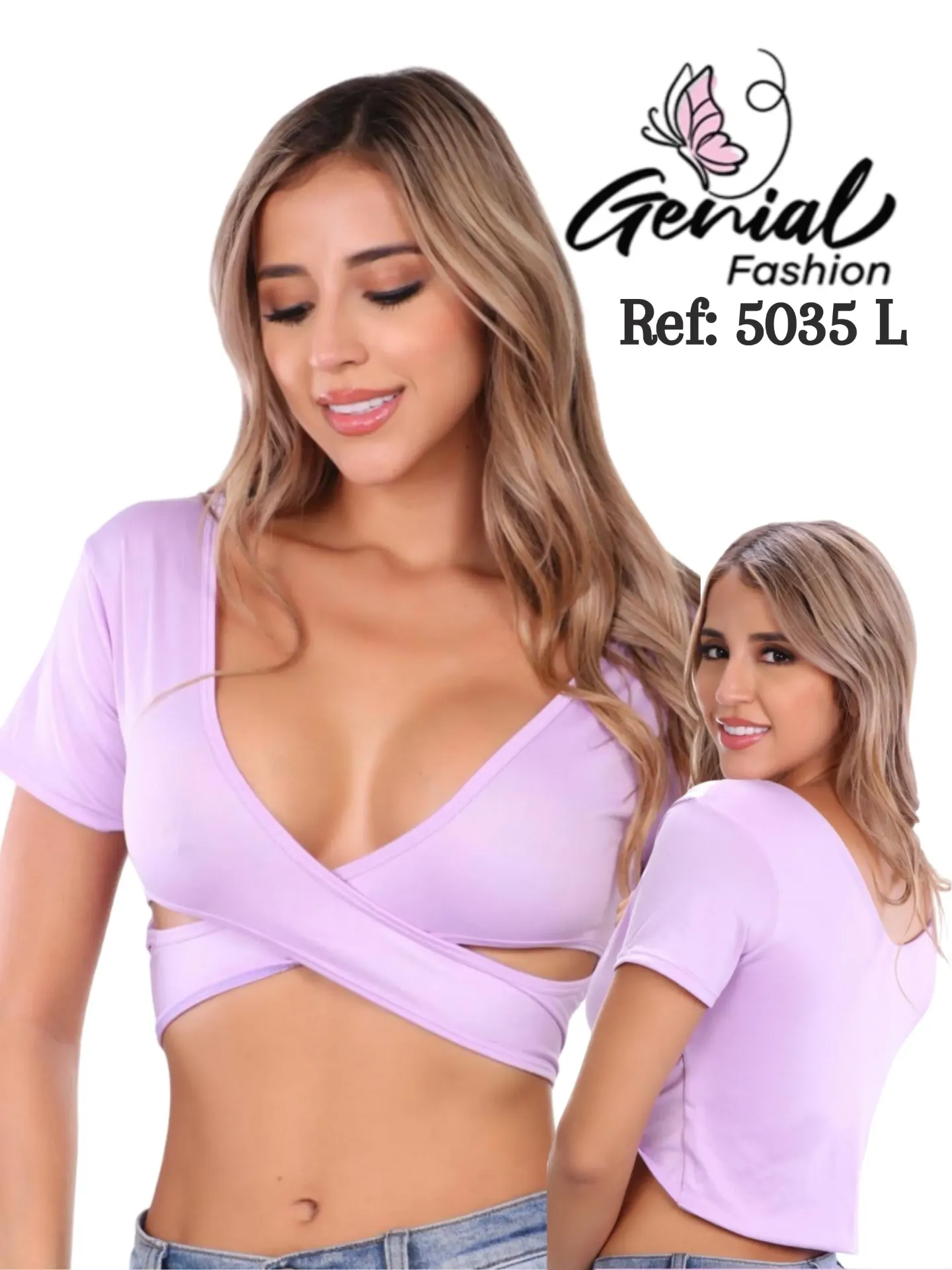 [1095035LS] Blusa Moda Colombiana (S)