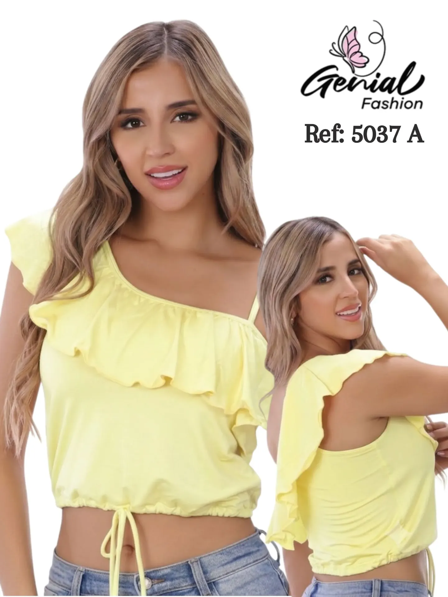 [1095037AL] Blusa Moda Colombiana (L)