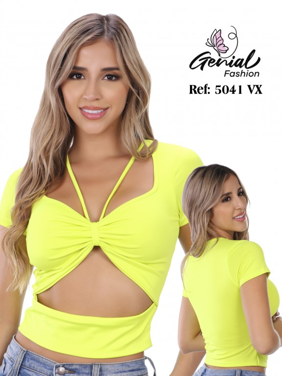 [1095041VXLL] Blusa Moda Colombiana (L)