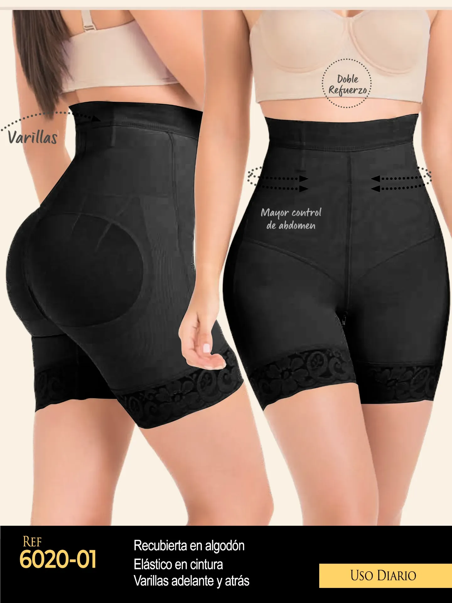 [1106020S01] Short Talle alto en Powerenet Studio AA (S)