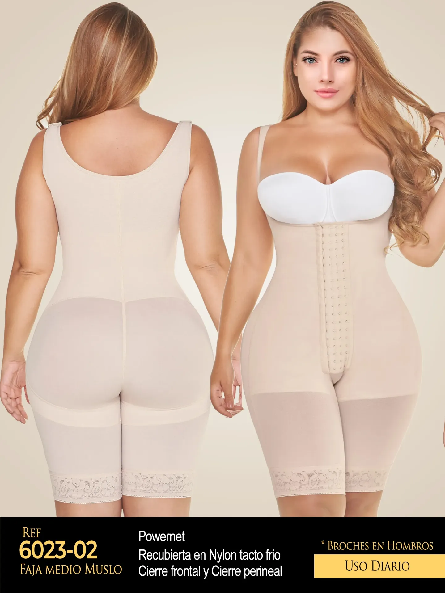 [1106023S02] Faja Studio AA Medio Muslo  (S)