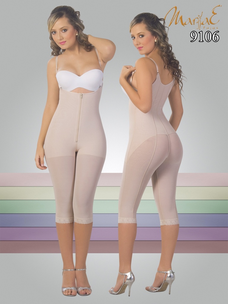 Faja Moldeadora Faja Cuerpo Completo Hasta la Rodilla Mocha para Mujer 9106