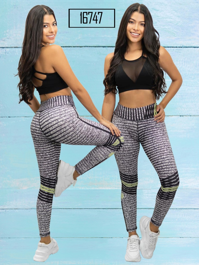 Women's Gray Houndstooth Print Printed High Waist Leggings 16747