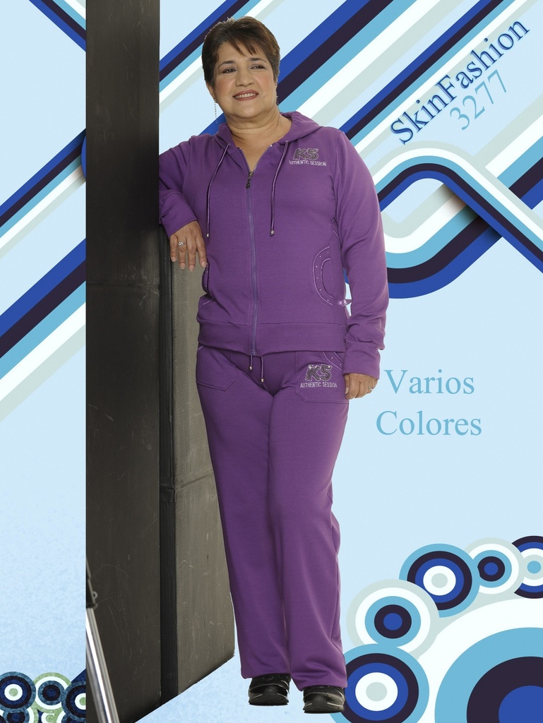 [118327711] Conjunto Deportivo Conjunto Deportivo con Cierre Morado para Mujer 11832-7 (11)