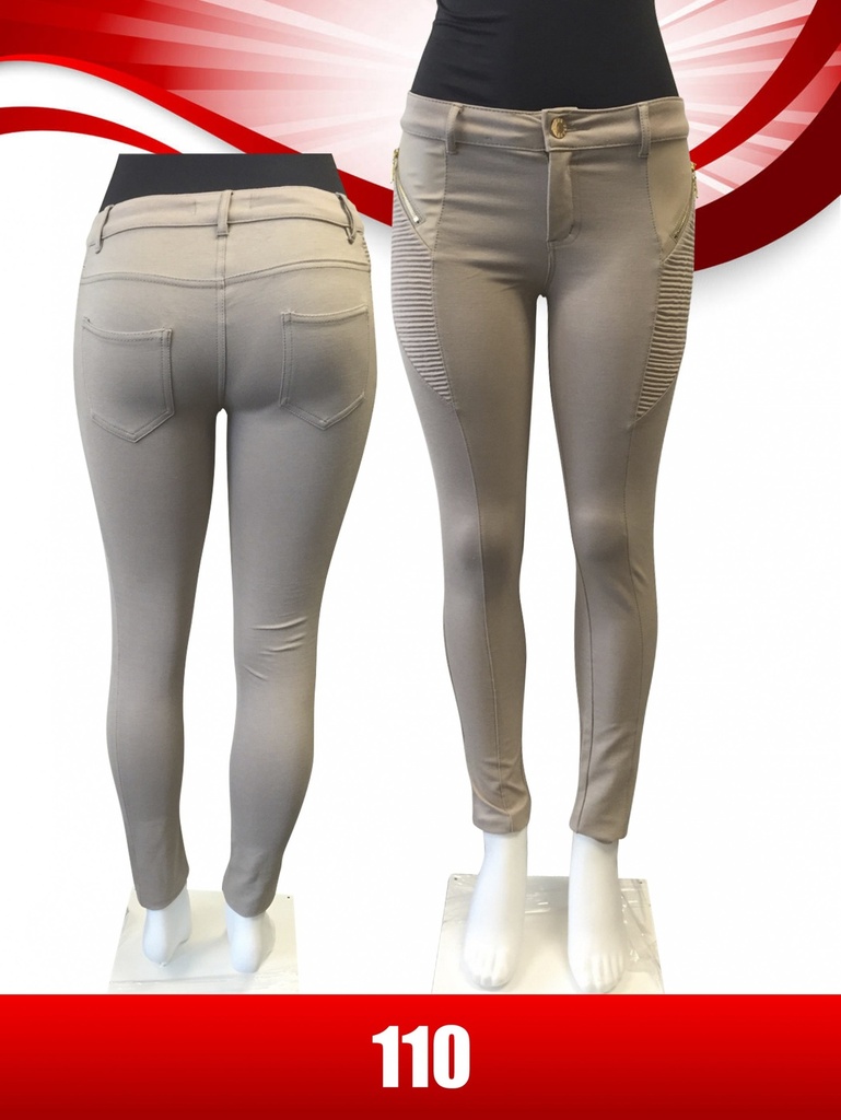 Women's Gray Skinny Stretch Pants 110