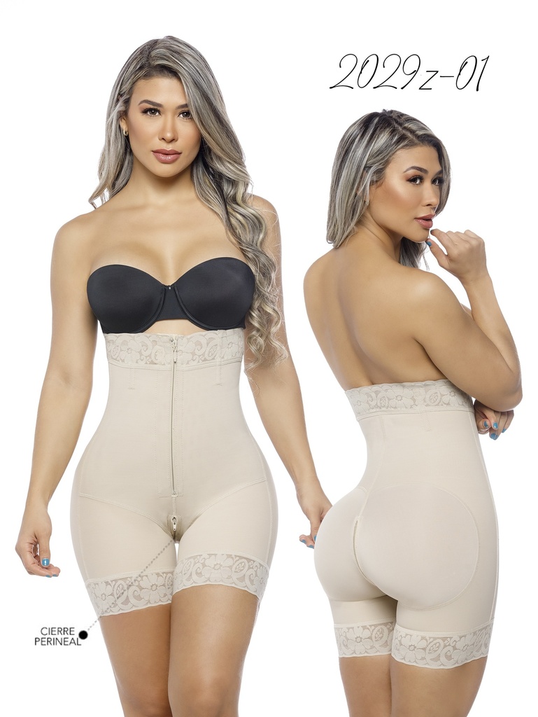 [2302029ZS01] Faja Colombiana Ebano con Zipper (S)