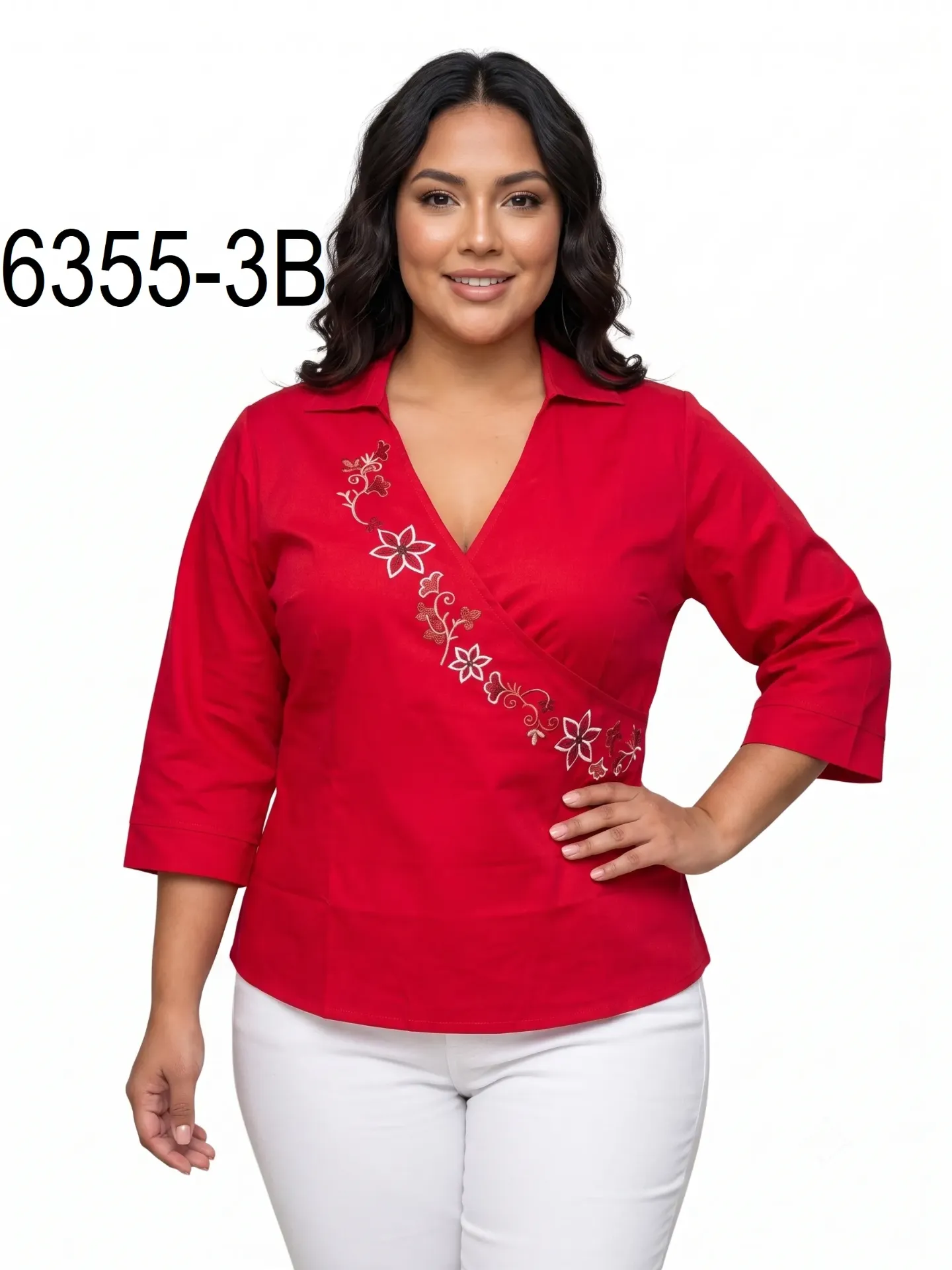 [25063553B14] Blusa Moda Colombiana Bambu (L)