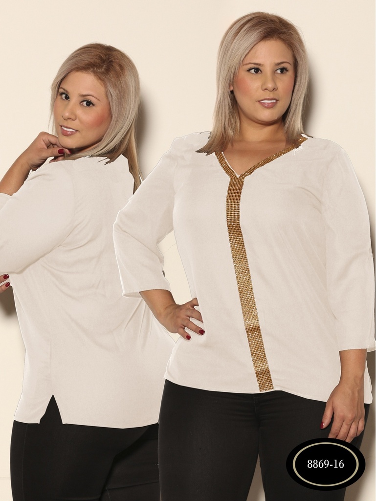 [256886916XXL] Blusa Moda Azulle Fashion (2XL)