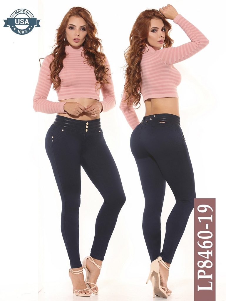[256LP846019XL] Pantalon Clasico Azulle Fashion (XL)