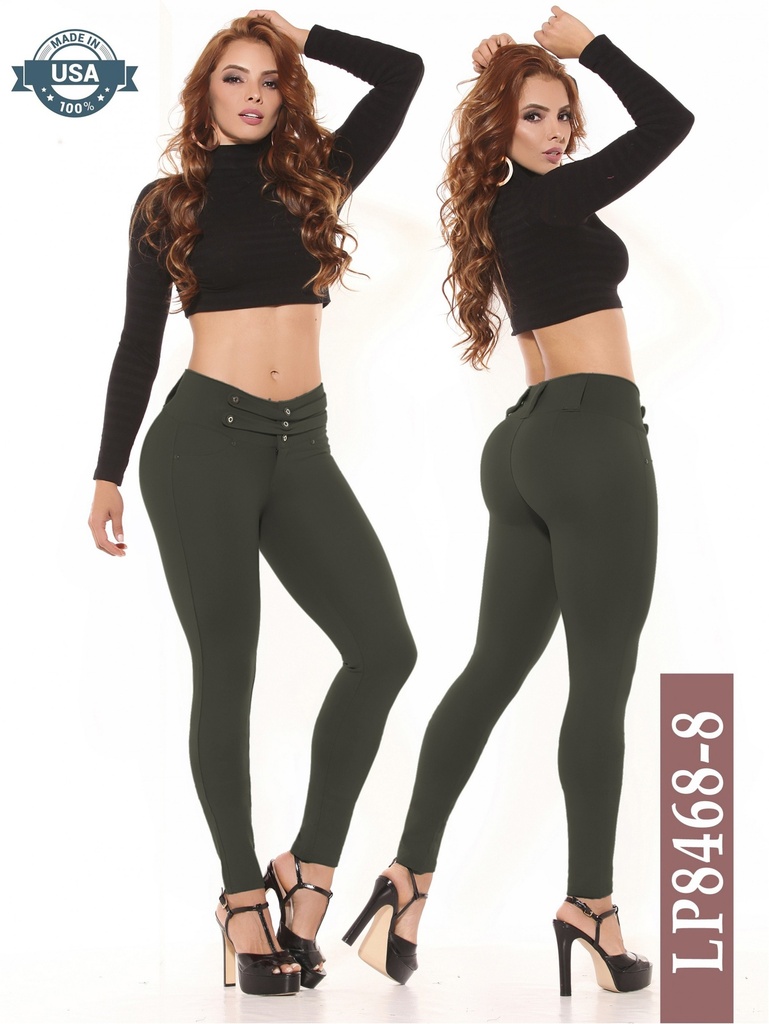 [256LP84688S] Pantalon Clasico Azulle Fashion (S)