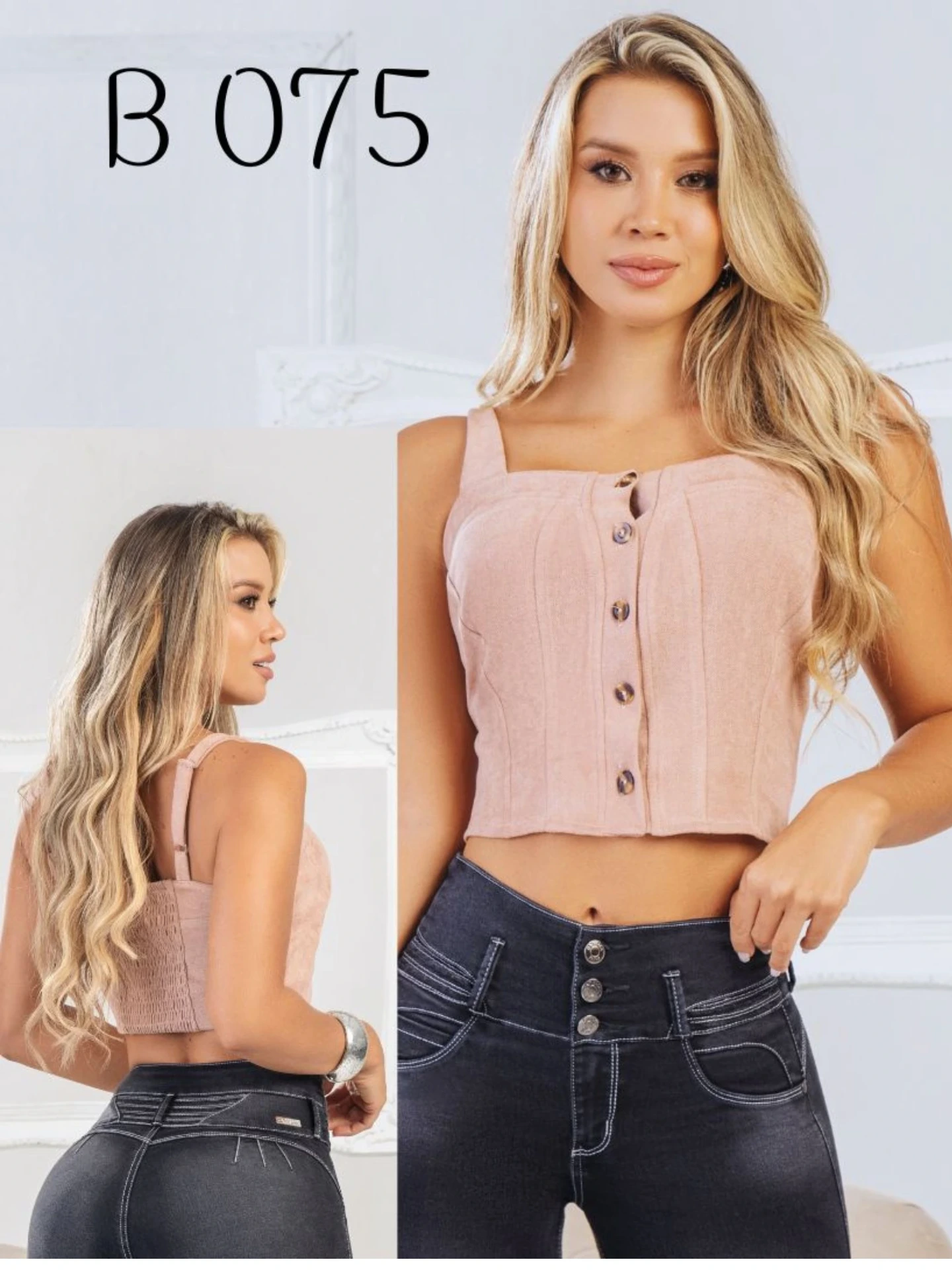 [312B075S] Blusa Moda Colombiana (S)