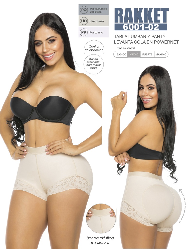 [3186001S02] Faja Short Levantacola  (S)