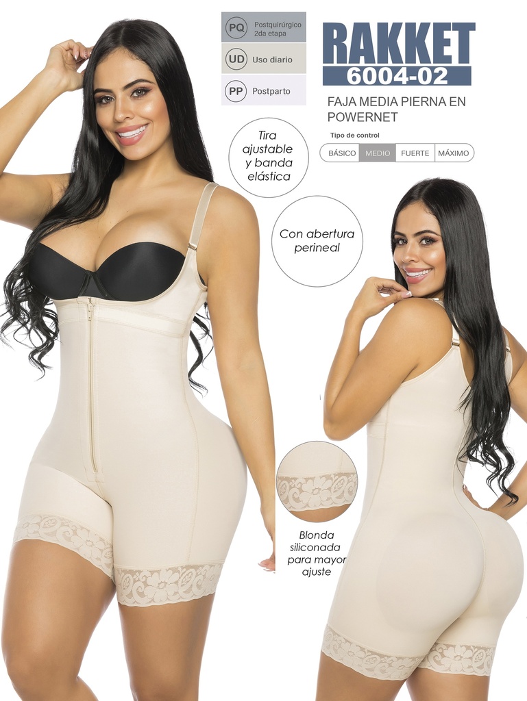 [3186004S02] Faja Media pierna Zona Termica Abdominal (S)