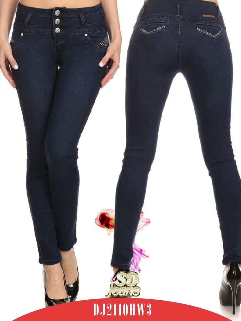 [104211011] Jeans Colombianos Silver Diva