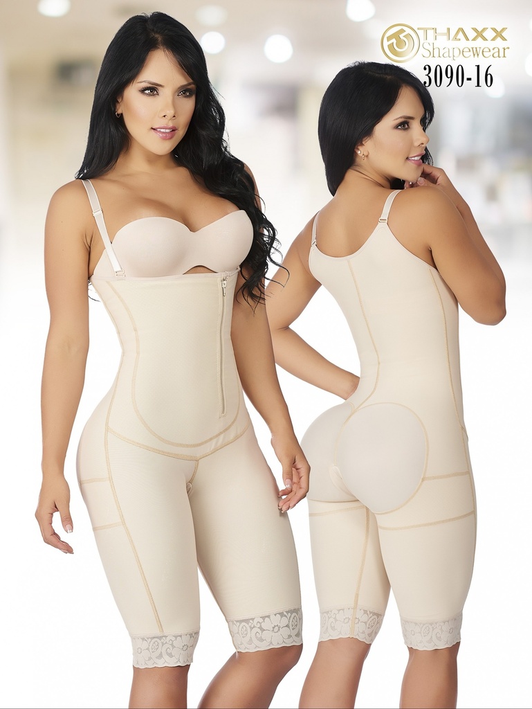 [1373090XXL16] Faja Colombiana Thaxx Plus Beige