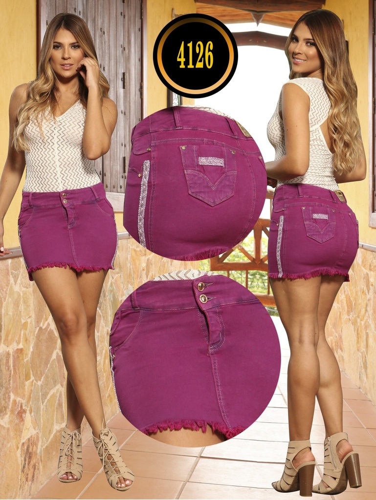 Minifalda Levantacola Magenta – Cokette