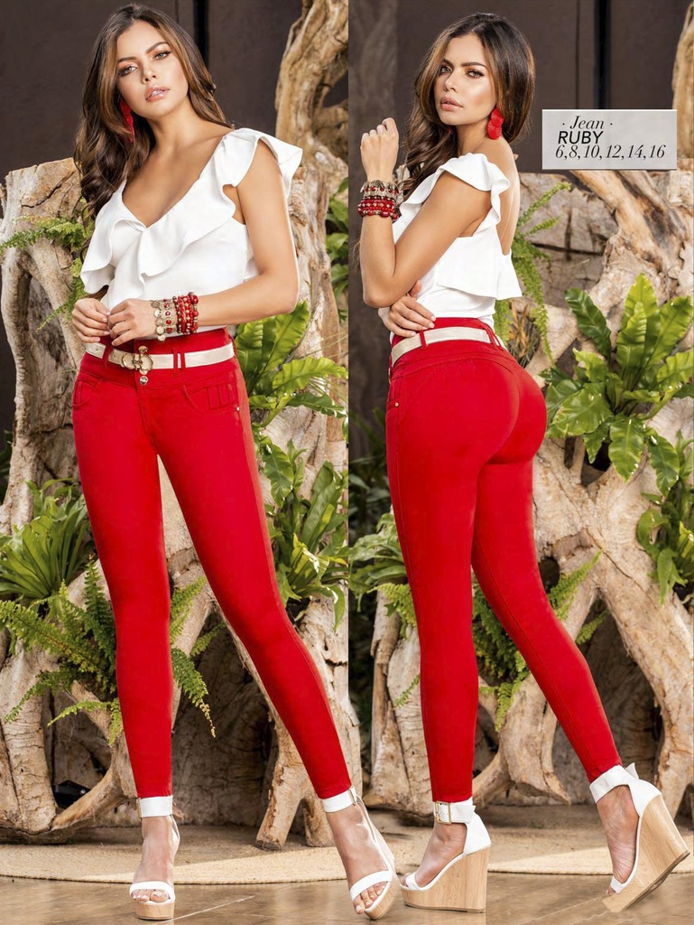 [289Ruby03] Jeans Levantacola Colombiano 