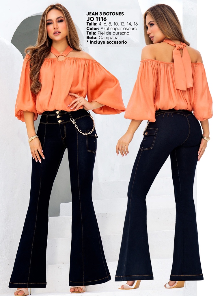 [374111601] Jeans Levantacola Colombiano