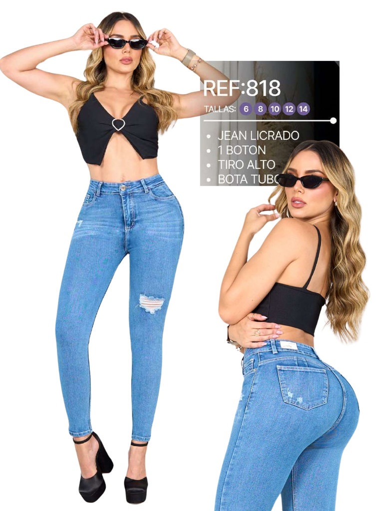 [29081807] Jeans Levantacola Colombiano