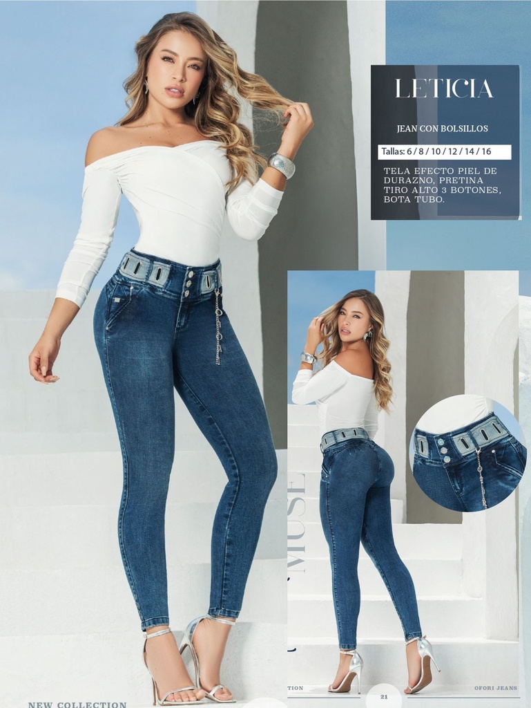 Jeans Levantacola Colombiano