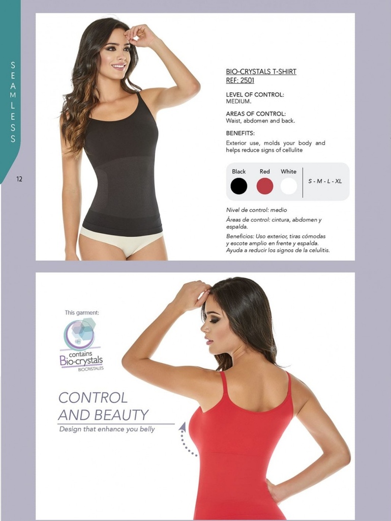Women's Black Shaping Camisole Shapewear Body Shaper