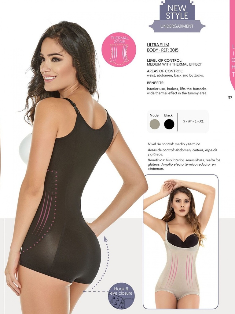 Body Control Abdomen Realza Gluteos