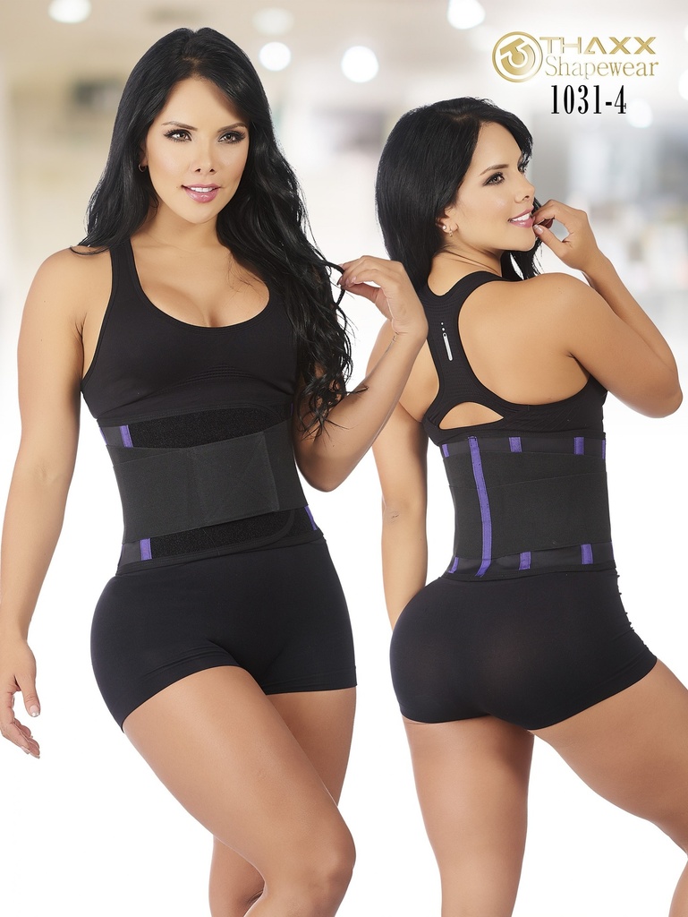[1371031S4] Thaxx Colombian Waist Cincher – Purple (S)