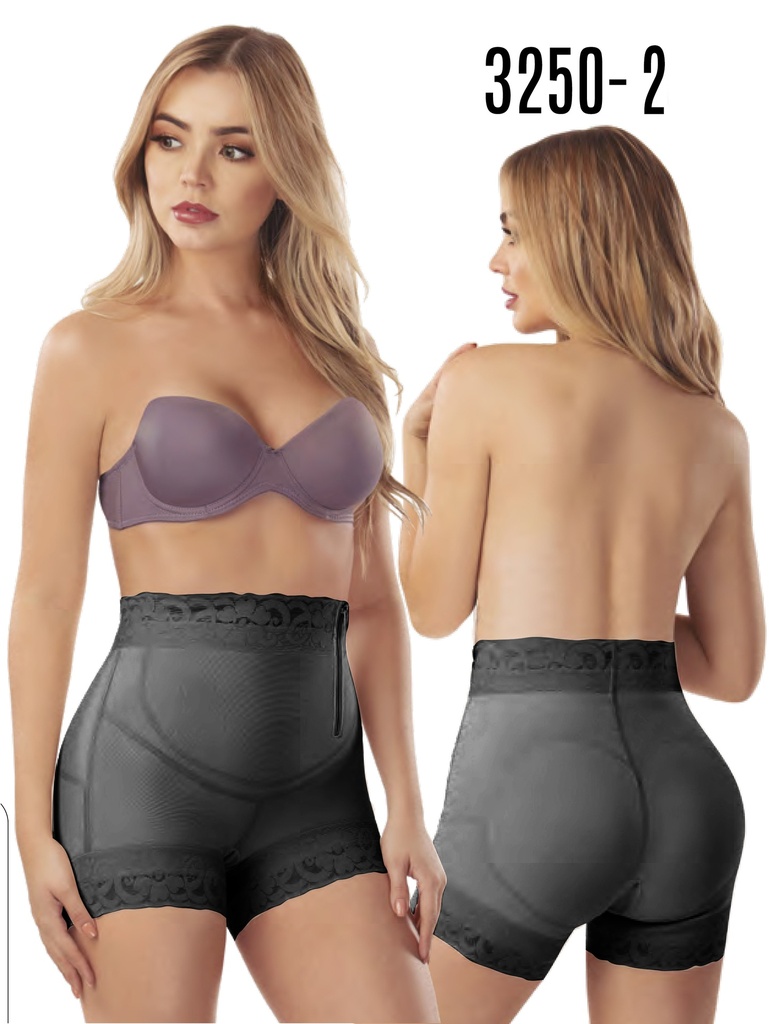 [1373250XS2] Faja Colombiana  Short Powernet Thaxx (XS)