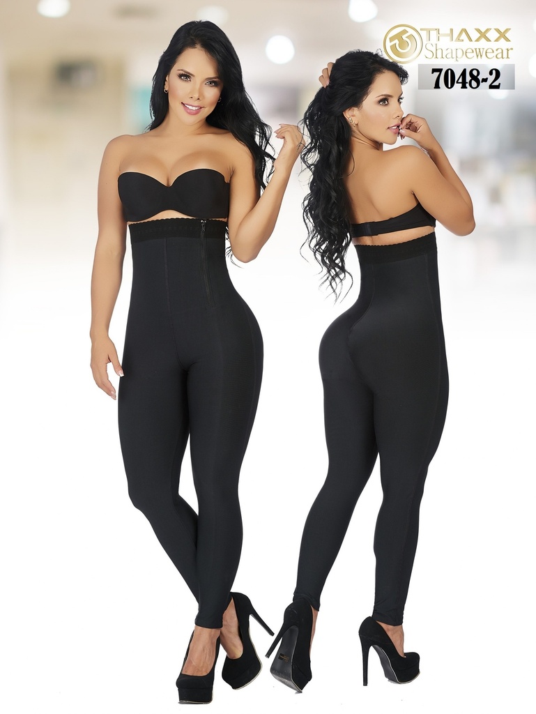 [1377048S2] Leggins Control De Abdomen  Thaxx (S)