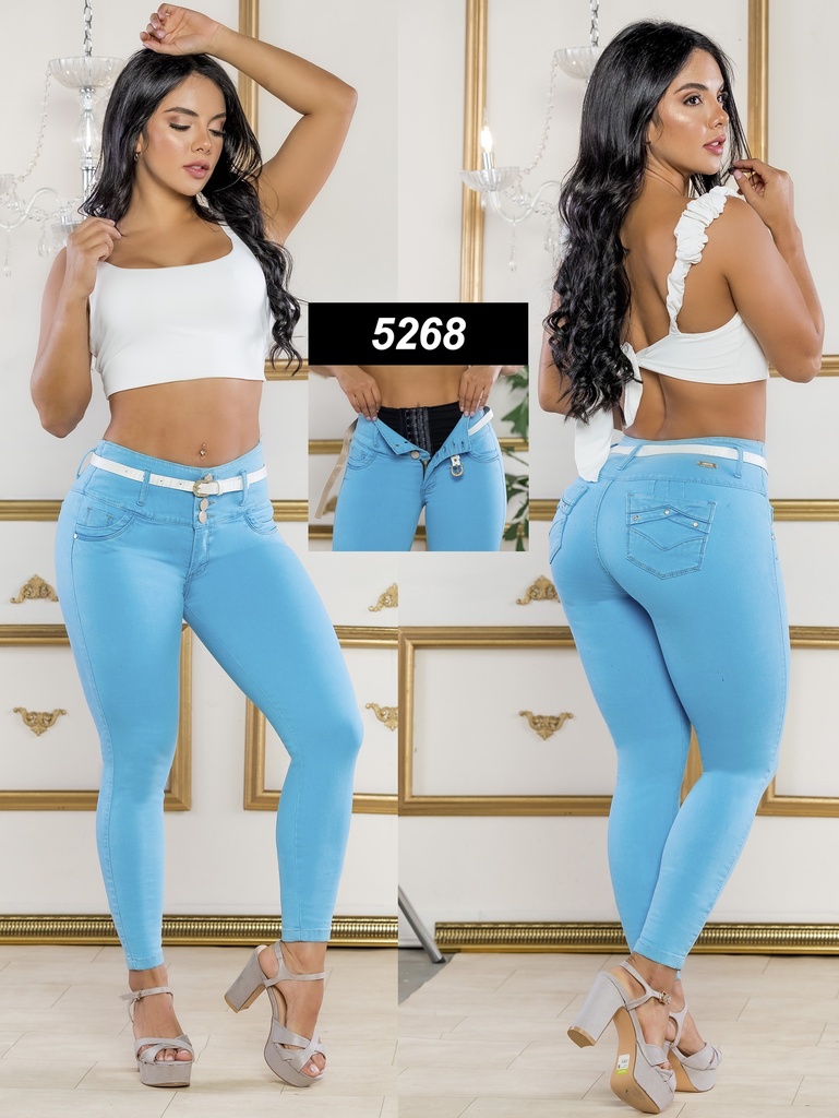 [2675268S03] Jeans Levantacola Colombiano Con Faja  (3)