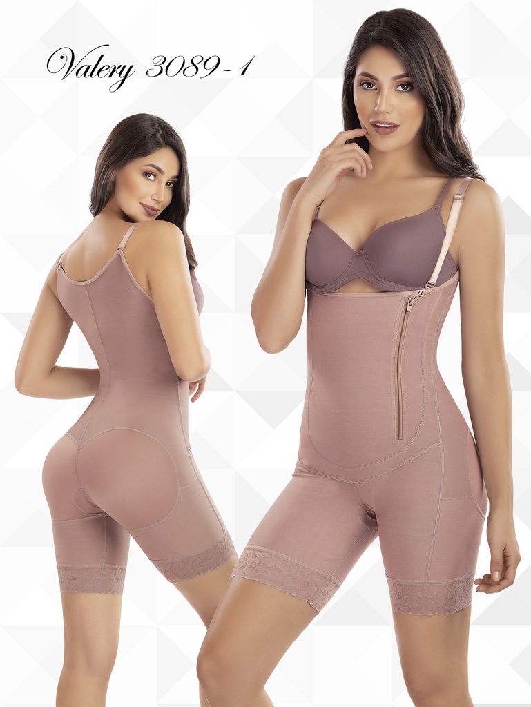 Faja Moldeadora Body Moldeador Levantacola con Tirantes Moka para Mujer 3089-1