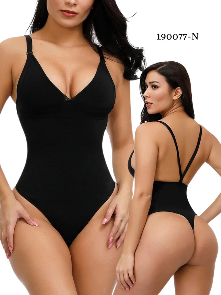 Faja Moldeadora Body Tanga Negro para Mujer 190077-N